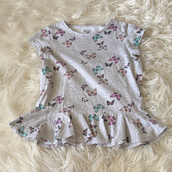 Jumping beans Multicolor Butterfly Ruffle Tee - Picture 2 of 3